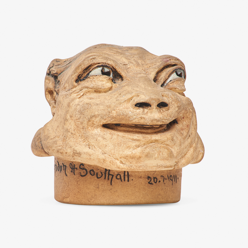 ROBERT W. MARTIN; MARTIN BROTHERS GROTESQUE CREATURE TOBACCO JAR - Image 5 of 6