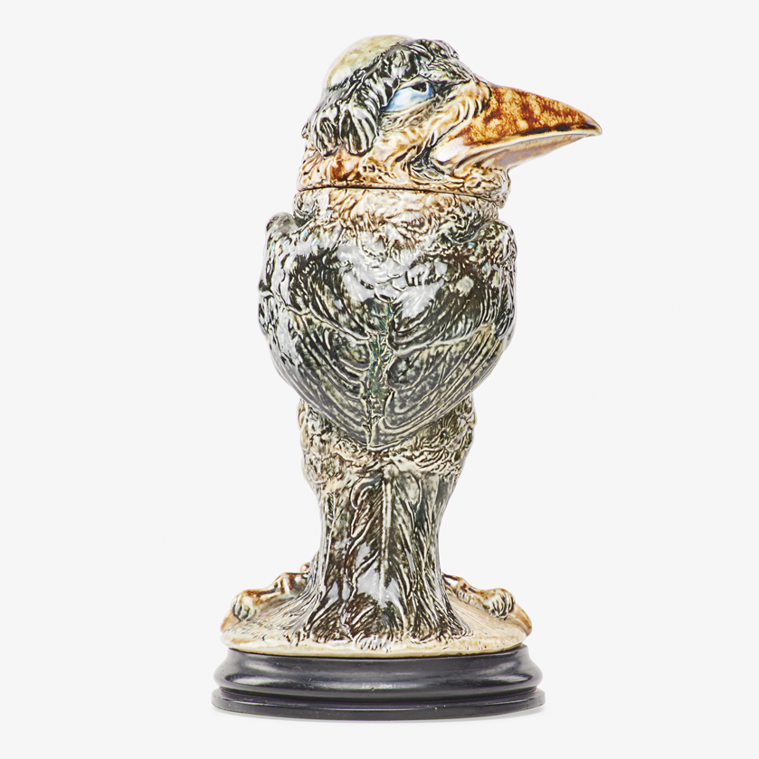 ROBERT W. MARTIN; MARTIN BROTHERS MONK BIRD TOBACCO JAR - Image 3 of 5