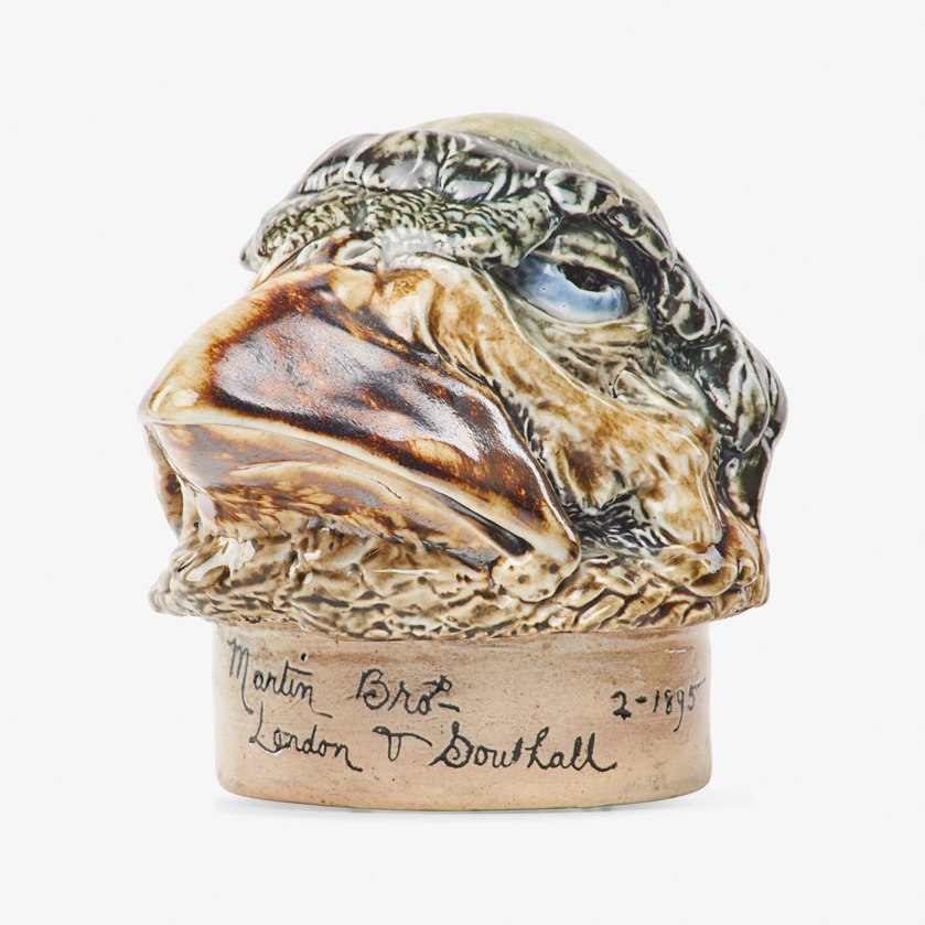 ROBERT W. MARTIN; MARTIN BROTHERS MONK BIRD TOBACCO JAR - Image 5 of 5