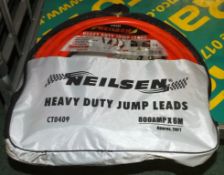 Neilsen heavy duty jump leads - CT0409 - 800 amp x 6M