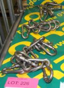 4x 6 Carabiner clips