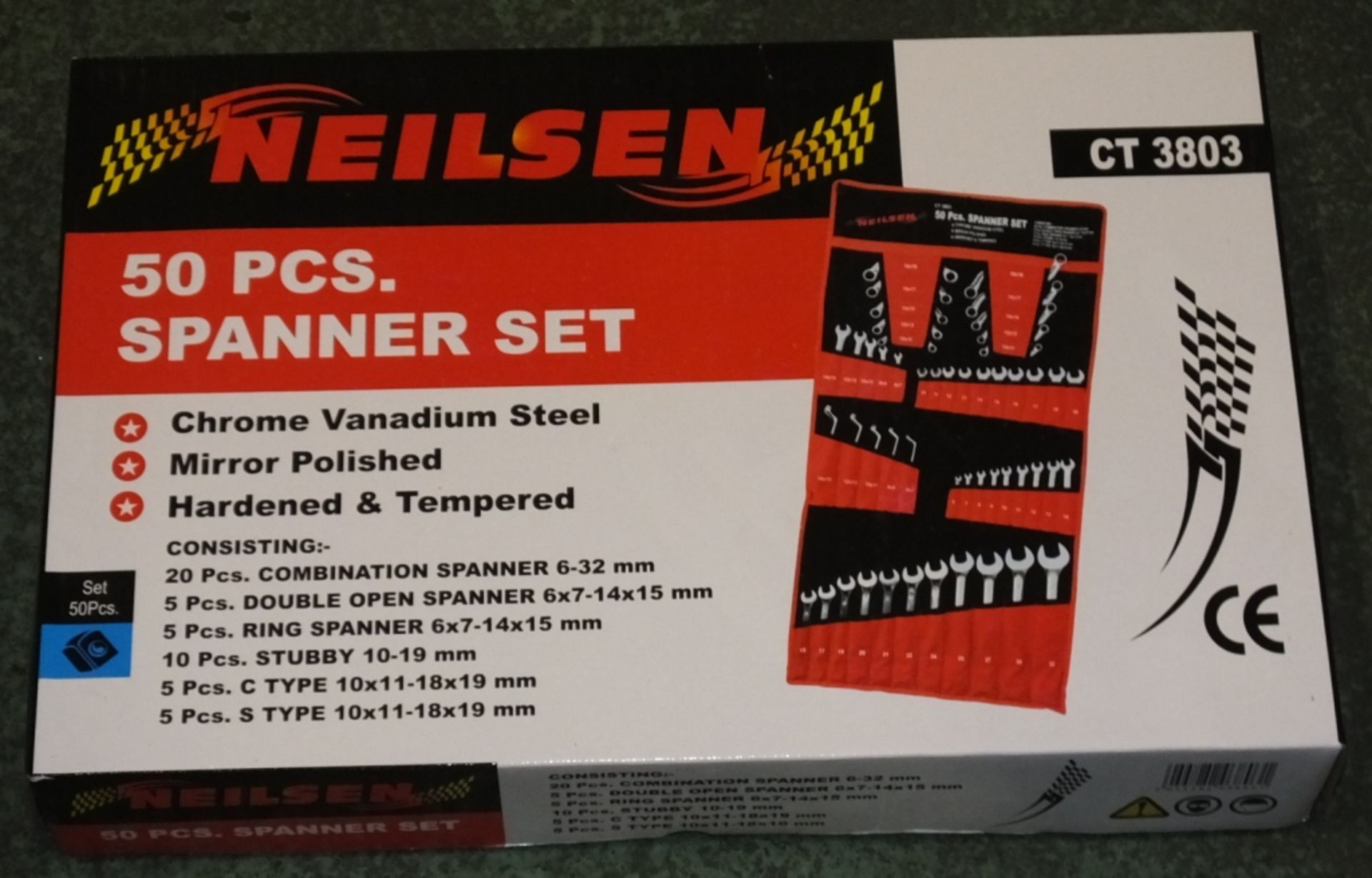 Neilsen 50 piece spanner set - CT3803