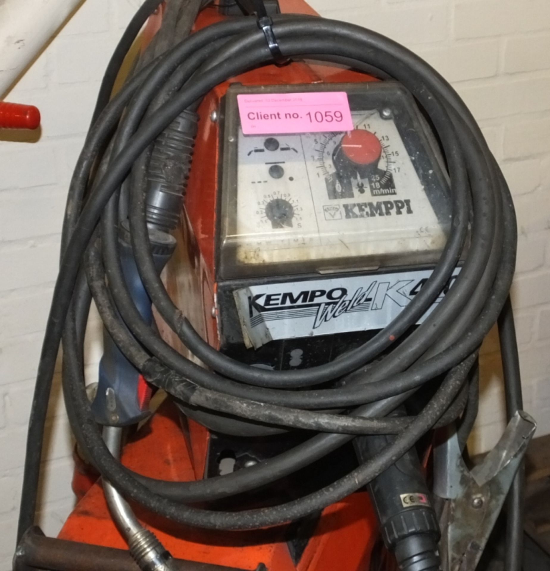 Kemppi Kempo welder 4000 with Kempo Weld 400 head unit - Image 3 of 4