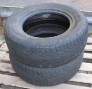 2x General Grabber UHP Tyres
