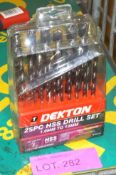 Dekton 25pc Drill Set 1.0mm - 13mm