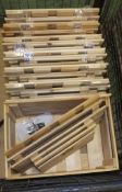 8x Small Wooden Crate Assemblies