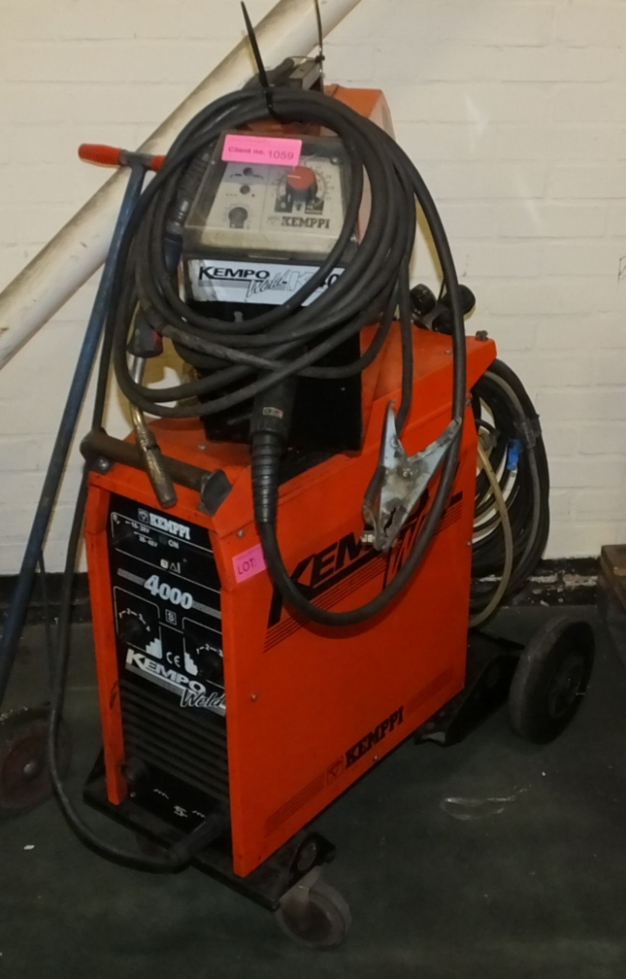 Kemppi Kempo welder 4000 with Kempo Weld 400 head unit