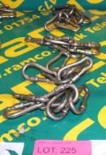 4x 6 Carabiner clips