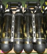 6x Drager Twin Air Bottles Drager/Spirolite 3.4L 300 BAR Twin Composite Breathing Apparatu