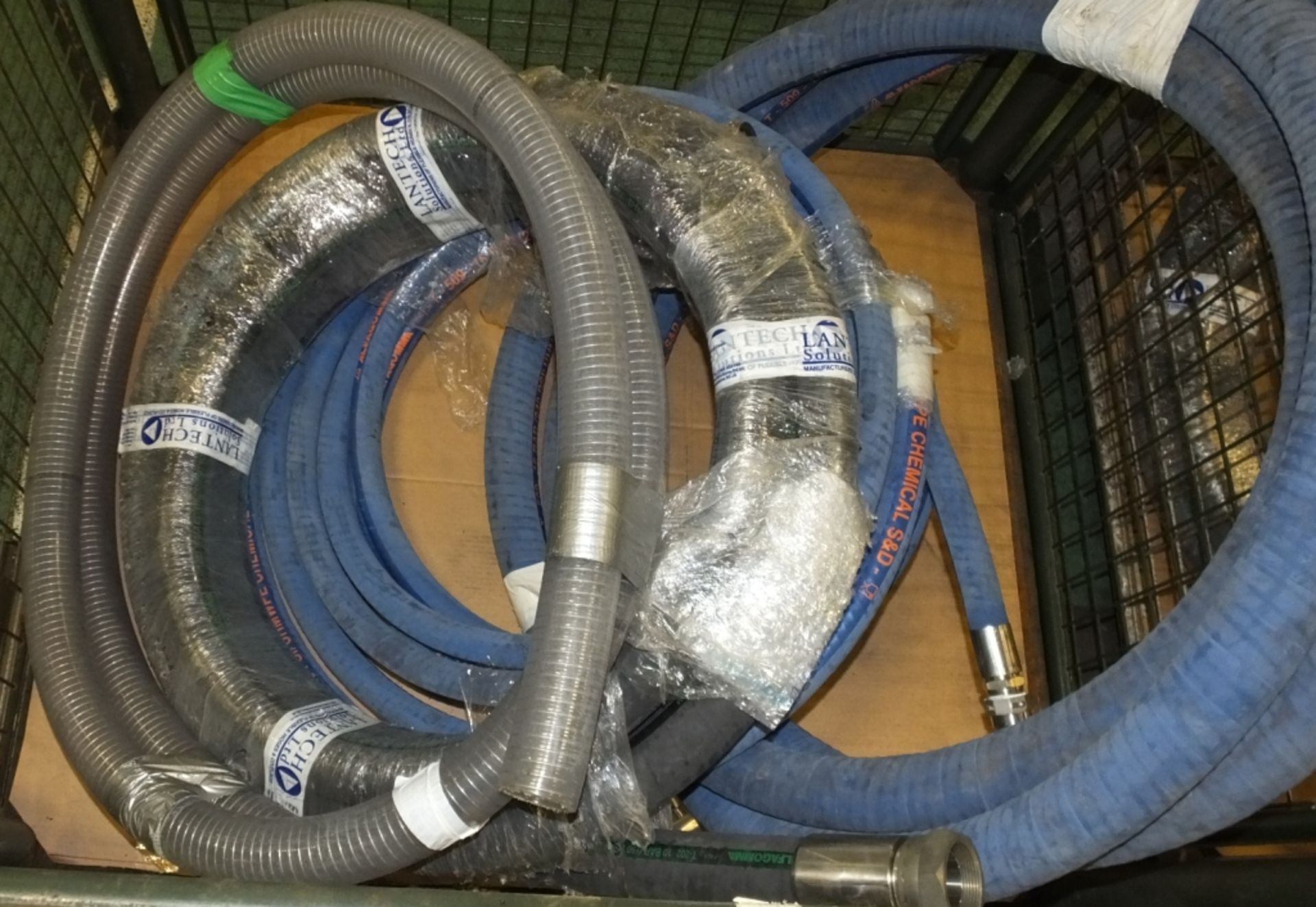 4x Heavy Duty Hoses - including Alfagomma T-509 (240 PSI) chemical - Image 3 of 4