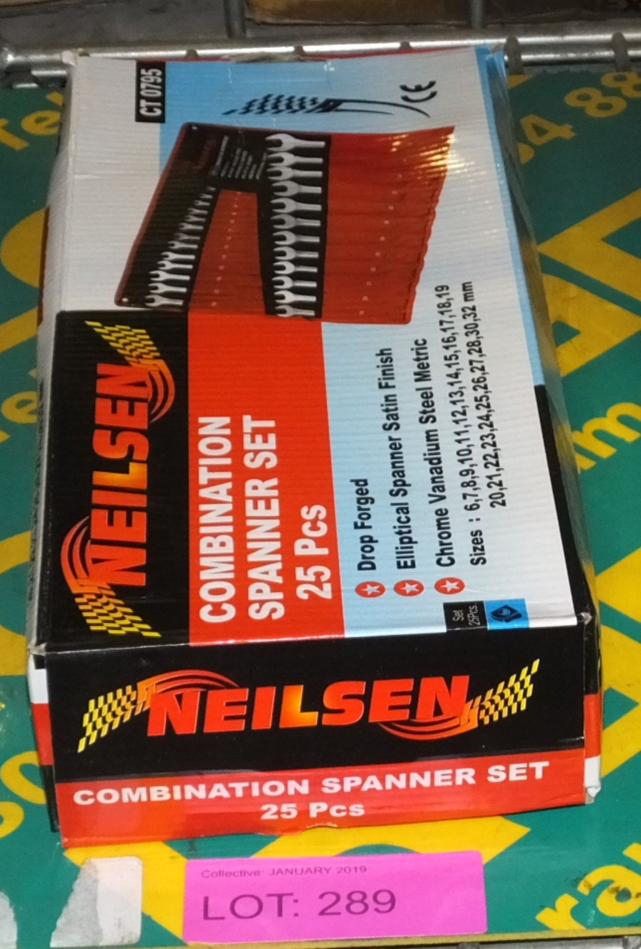 Neilsen CT0795 Combination Spanner Set - 25 pcs