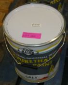 20 Ltr Grey Floormaster Hard Wearing Industrial Polyurethane Floor Paint