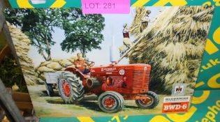 Tin Sign - Super BWD-6 diesel tractor