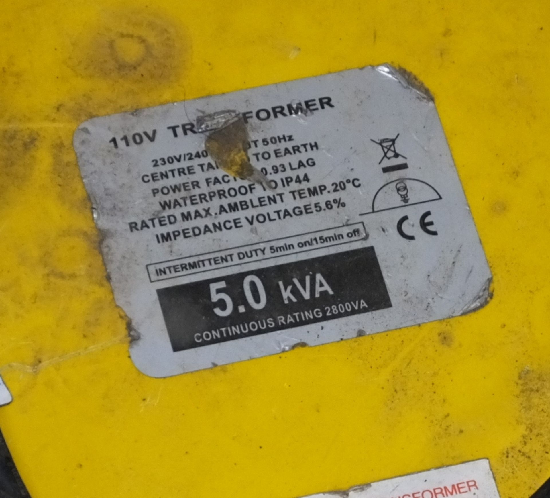 5 Kva 240V - 110V transformer - Image 2 of 2