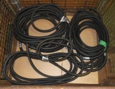 5x Rubber Heavy Duty Hoses - T-604 - (300 PSI) - 3/4"