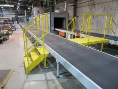 Portec Open Ended Conveyor Belt System - Approximately 100m Overall Length - The conveyour