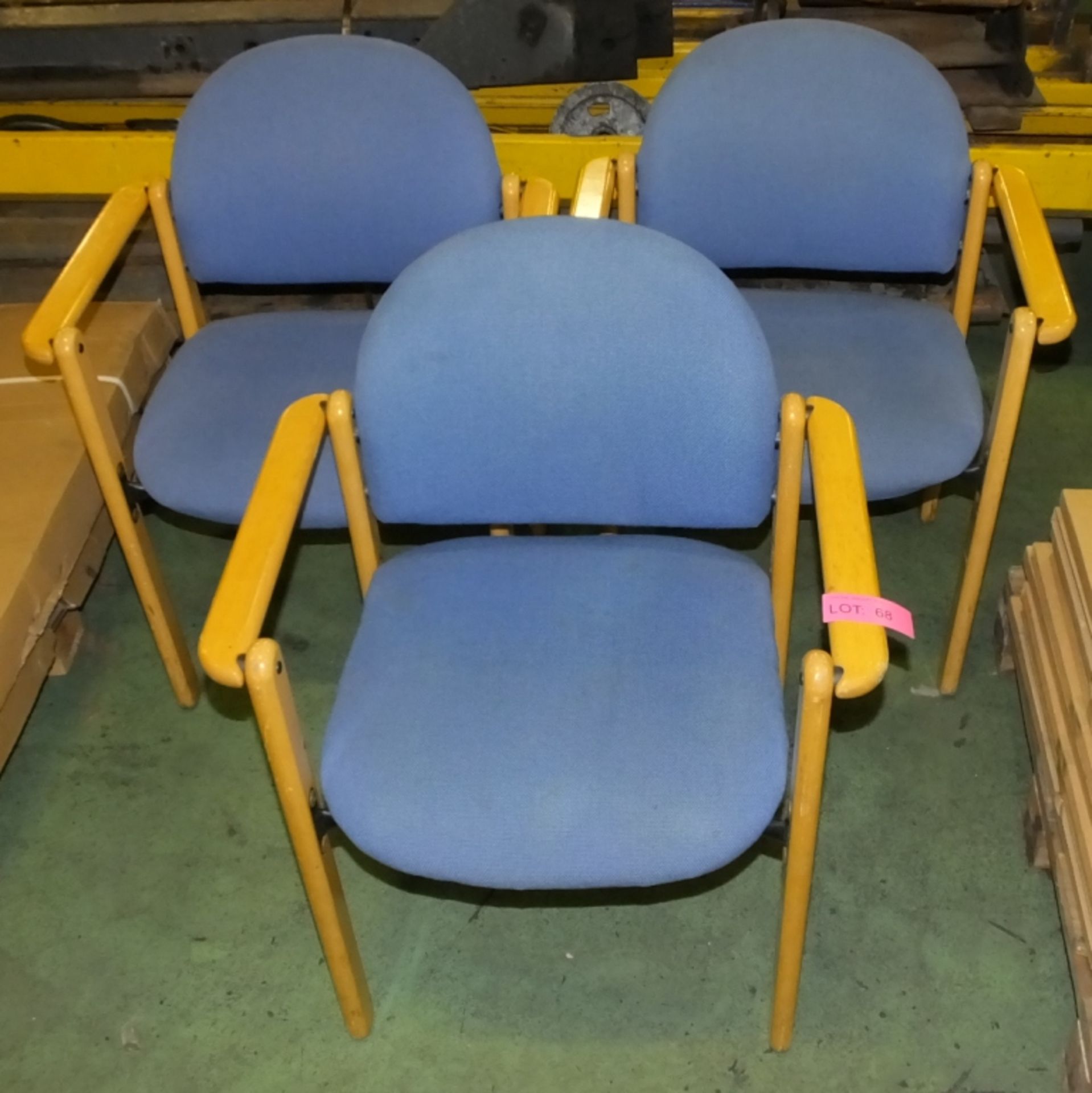 3x Reception chairs