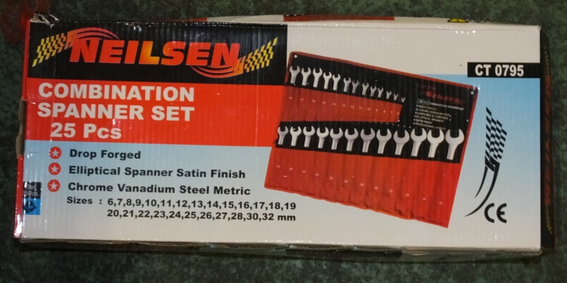 Neilsen CT0795 Combination Spanner Set - 25 pcs - Image 2 of 2