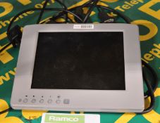 8" LCD Monitor.