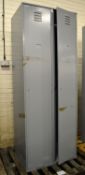 Steel Twin Banked Locker L76 x W50 x H201cm.