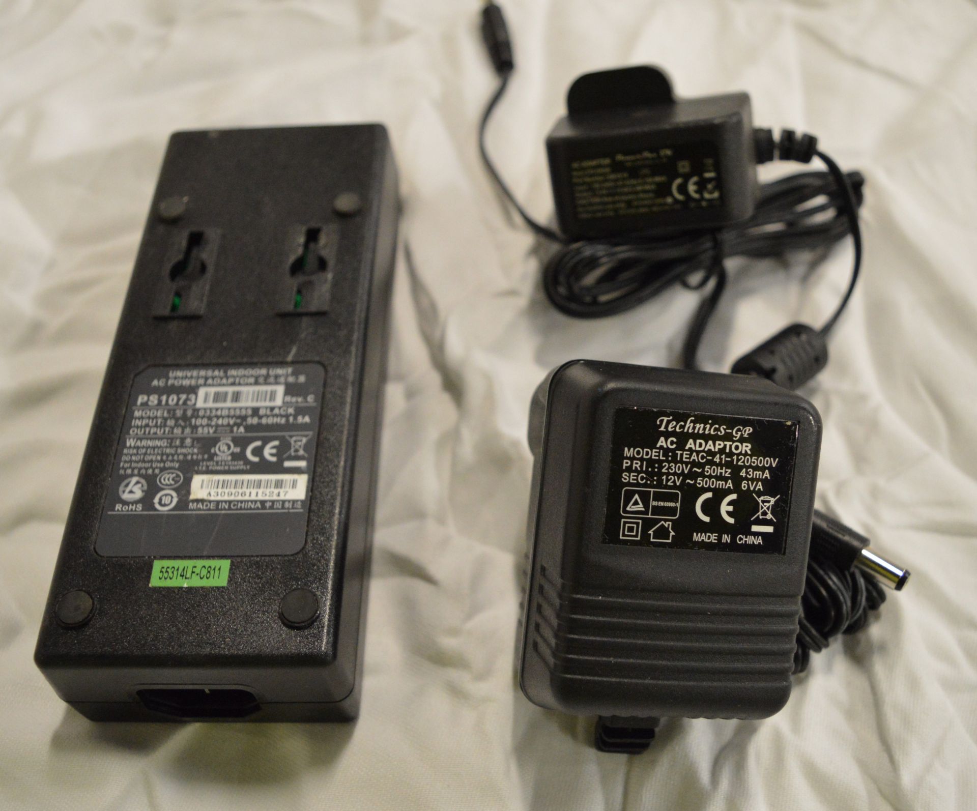 9x Power Adaptor 55V, Approx 80x Power Adaptor Low Voltage, 2x Rack Mounted Power Sockets. - Image 2 of 2