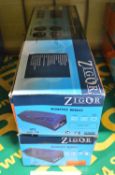 2x Zigor EBRO650 4 Power Outlet Uninterruptible Power Supply - 600VA.