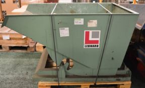 Leonard Forklift Bin Attachment - Capacity 1 tonne.