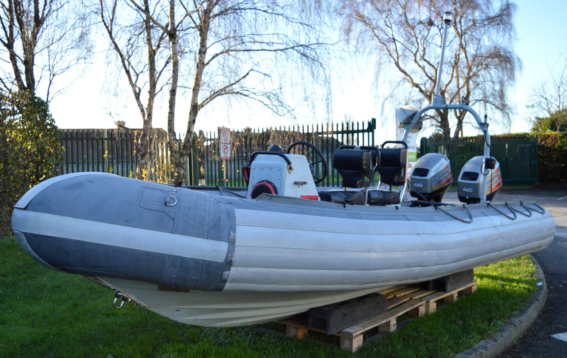 Sea Rider 5.4m RIB - Twin Mariner Marathon 40HP Outboard Engines.