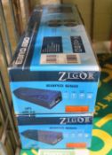 2x Zigor EBRO650 4 Power Outlet Uninterruptible Power Supply - 600VA.