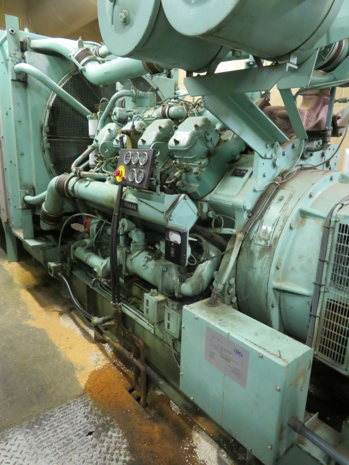 2 X DORMAN SKID MOUNTED EIGHT CYLINDER DIESEL ENGINE 440KVA GENERATORS - Image 6 of 21