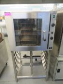 LINCAT COMMERCIAL TYPE EC09 3PHASE ELECTRIC COMBI OVEN WITH TRAY RACK STAND