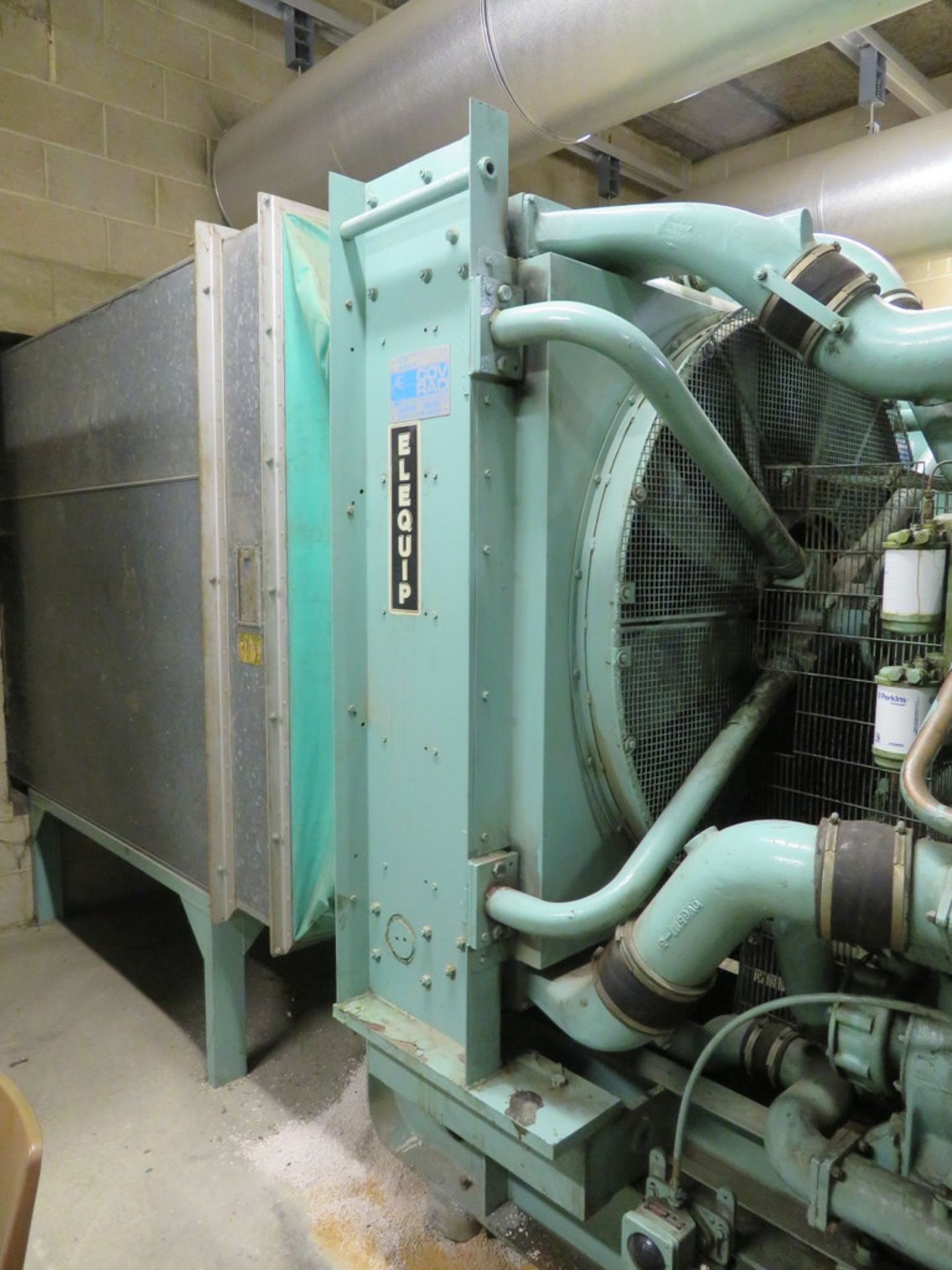 2 X DORMAN SKID MOUNTED EIGHT CYLINDER DIESEL ENGINE 440KVA GENERATORS - Image 9 of 21