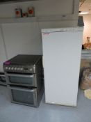 HOTPOINT ELECTRIC OVEN AND HOB AND PROLINE UPRIGHT FREEZER