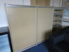 3 X TAMBOUR FRONT FILING CABINETS AND 2 X SIMLIAR LOW LEVEL CABINETS