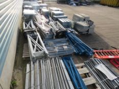 LARGE QTY OF DISMANTLED BOLTLESS STORES RACKING