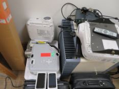 VARIOUS DIGITAL PROJECTORS, ETC