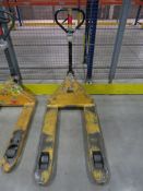 JUNGHEINRICH 2200KG PEDESTRIAN PALLET TRUCK