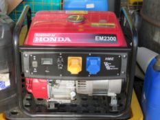 HONDA EM2300 CRADLE MOUNTED PETROL GENERATOR