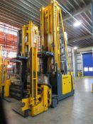 2006 JUNGHEINRICH MODEL EKX 515 1500KG ELECTRIC HIGH RACK STACKER TRUCK