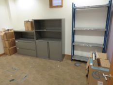 LOOSE AND REMOVABLE CONTENTS OF OFFICE TO INCLUDE 2 X GREY METAL FILING UNITS,