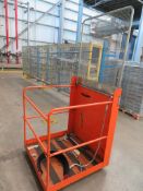 2009 INVICTA MODEL IAP-6 FORKLIFT PEDESTRIAN ACCESS CAGE