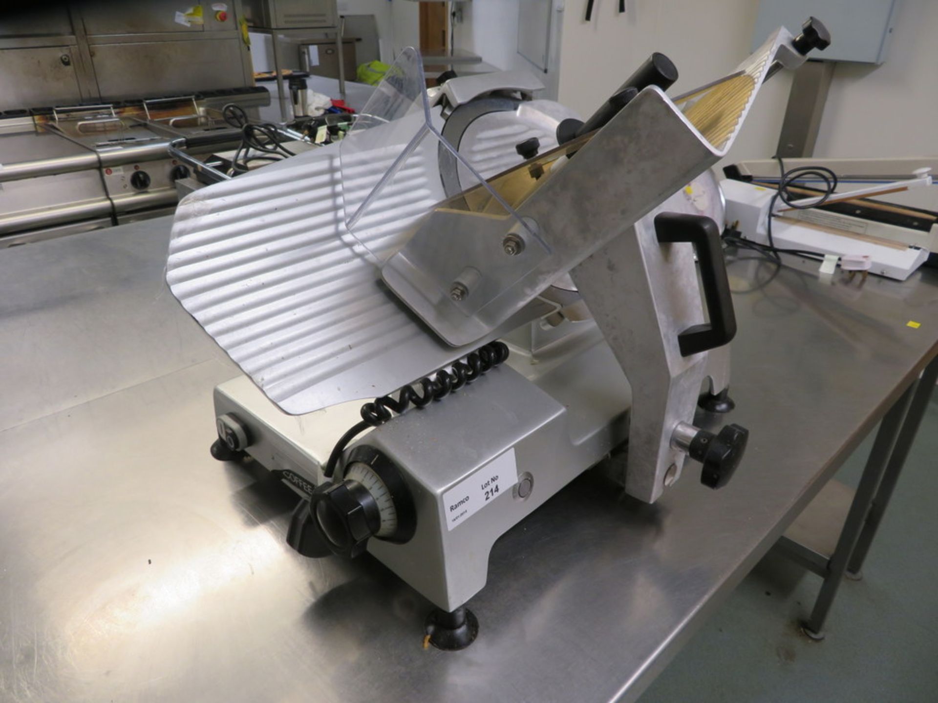 COMMERCIAL MEAT SLICER; 240V