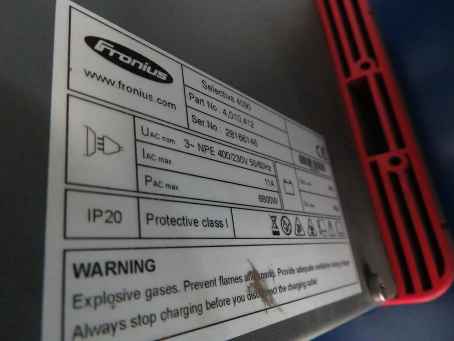 FRONIUS SELECTIVA 4090 8KW - 48V BATTERY CHARGER; SERIAL NO 28166146 - Image 2 of 2