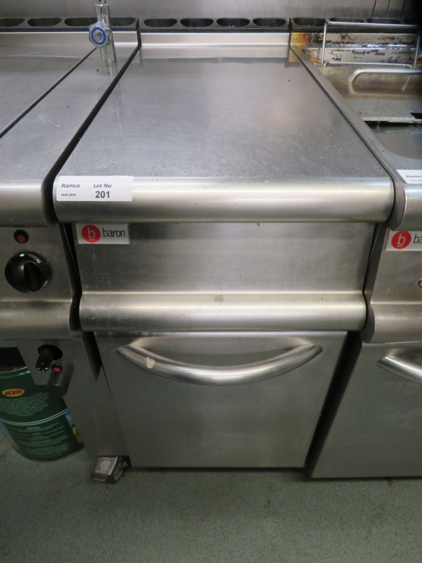 BARON STAINLESS STEEL CUPBOARD