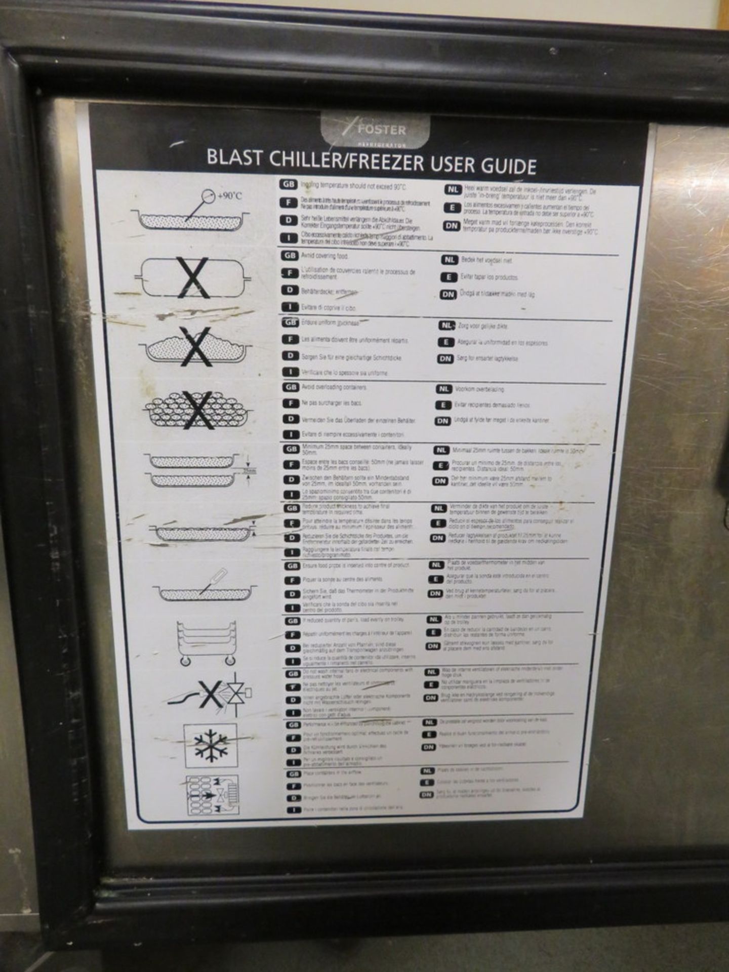 FOSTER MODEL BC11 STAINLESS STEEL BLAST CHILLER/FREEZER; 240V - Image 4 of 5
