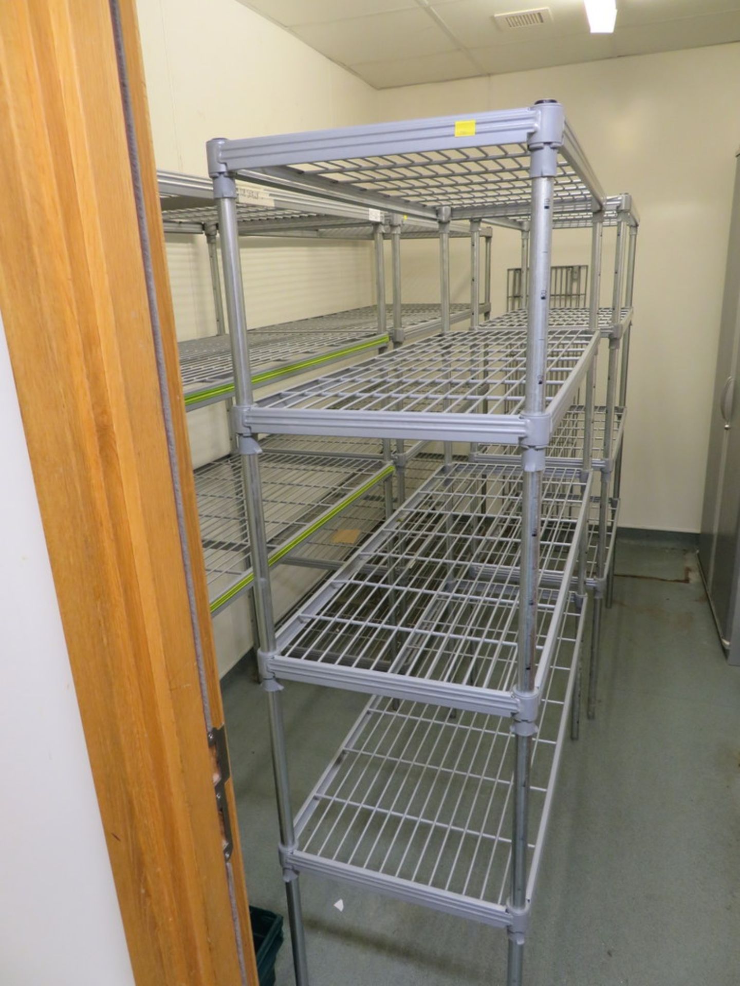 4 X CRAVEN KITCHEN STORAGE RACKS; FIVE, FOUR X 2 AND THREE TIER - Image 2 of 2