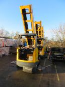 3 X JUNGHEINRICH MODEL ETV 320 2000KG ELECTRIC REACH TRUCKS