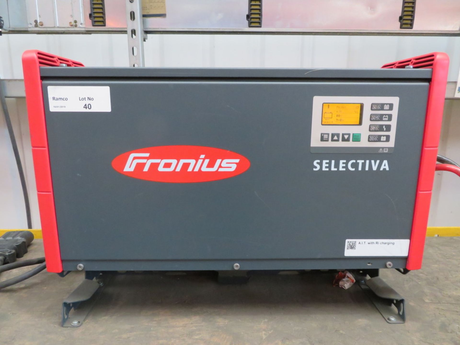 FRONIUS SELECTIVA 8090 8KW - 80V BATTERY CHARGER; SERIAL NO 27313753