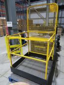 FOLDING FLT SAFETY ACCESS CAGE/PLATFORM; MAX CAPACITY 400KG