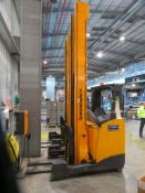 2008 JUNGHEINRICH MODEL ETV 320 2000KG ELECTRIC REACH TRUCK